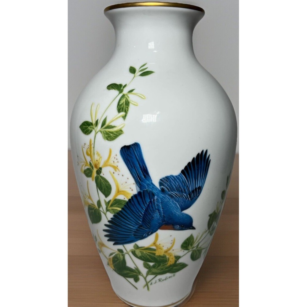 Franklin Mint‎ Limited First Edition The Bluebirds Of Summer By AJ Rudisill